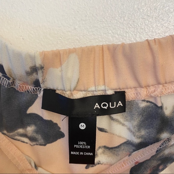 AQUA Bloomingdales Pink Floral Off Shoulder Top - Picture 4 of 5